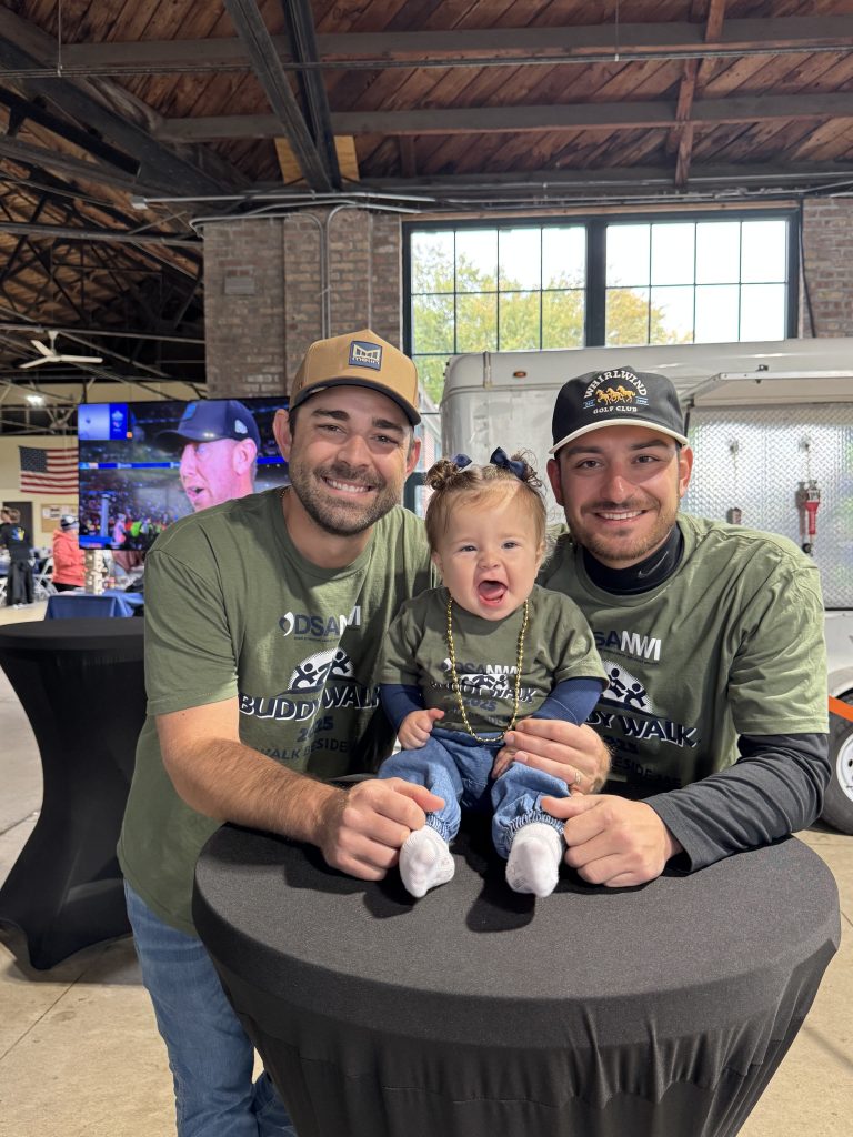 Family celebrating at a DSANWI event